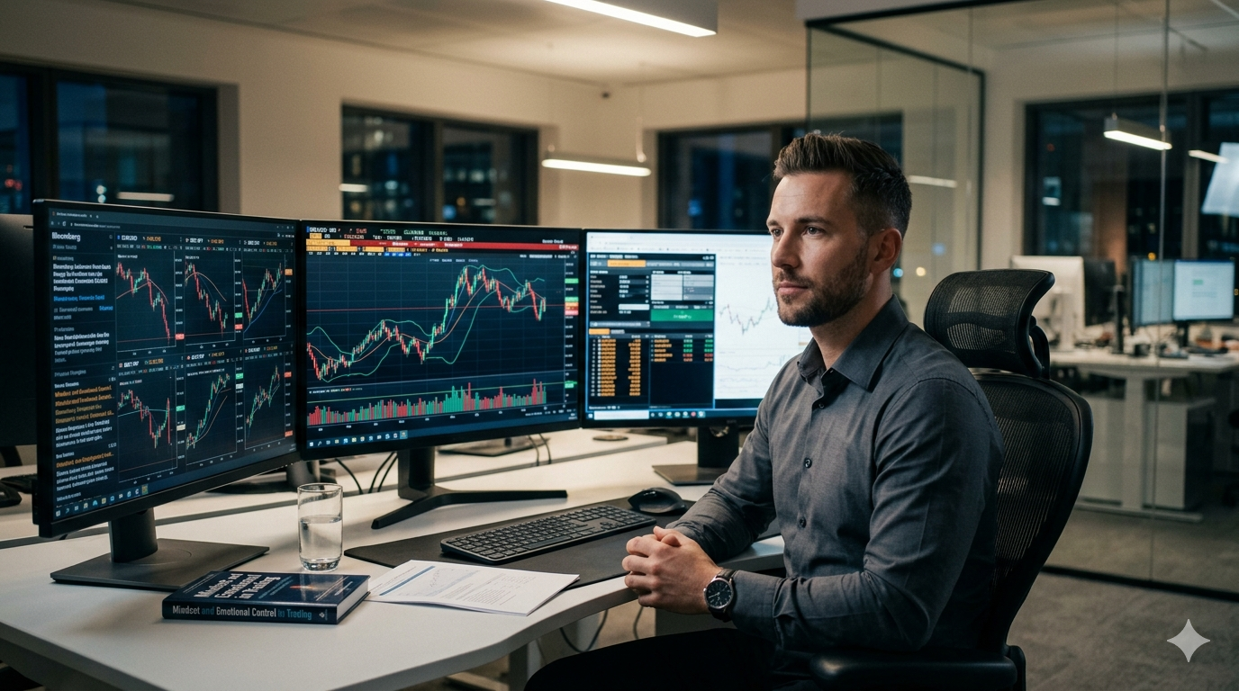 forex trader controlling emotions for successful trading
