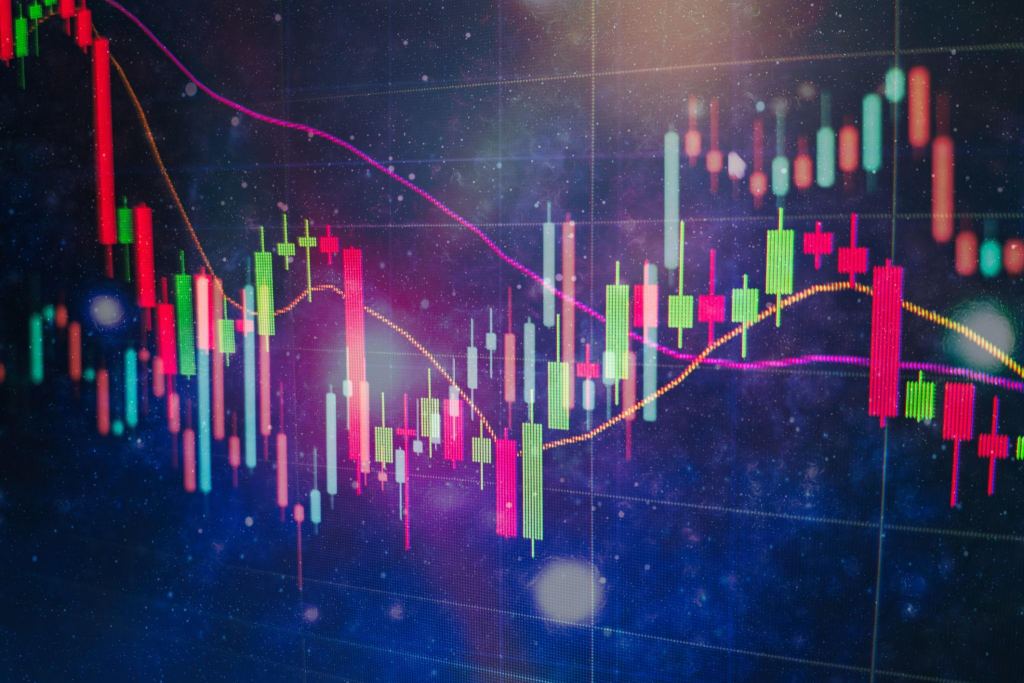 trading on the currency market Forex. Currency exchange rate for world currency: US Dollar, Euro, Frank, Yen. Financial, money, global finance, stock market background