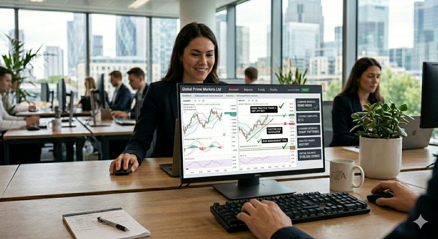 Practicing trades using a forex broker’s demo account