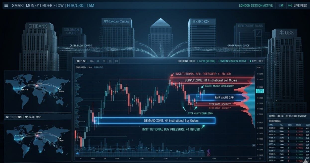 Institutional Order Flow Explained (Smart Money Trading Guide 2026)