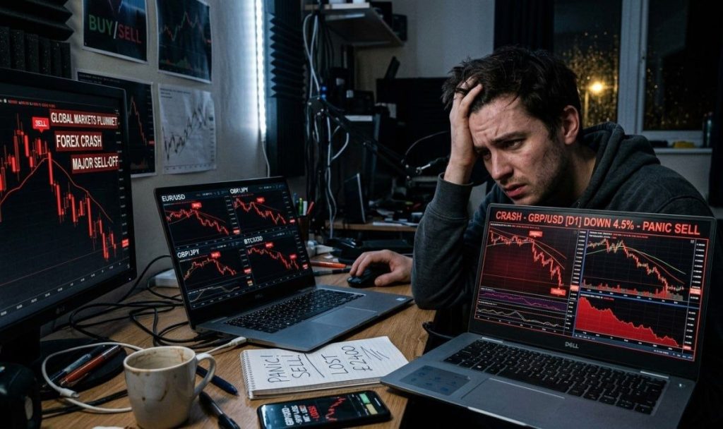 Beginner forex trader losing money due to common trading mistakes